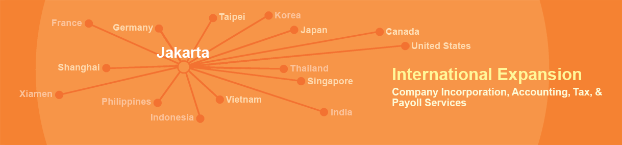 International Expansion for Companies based in JKT: Evershine company registration, accounting, tax, payroll services assist your company to expand the business internationally.